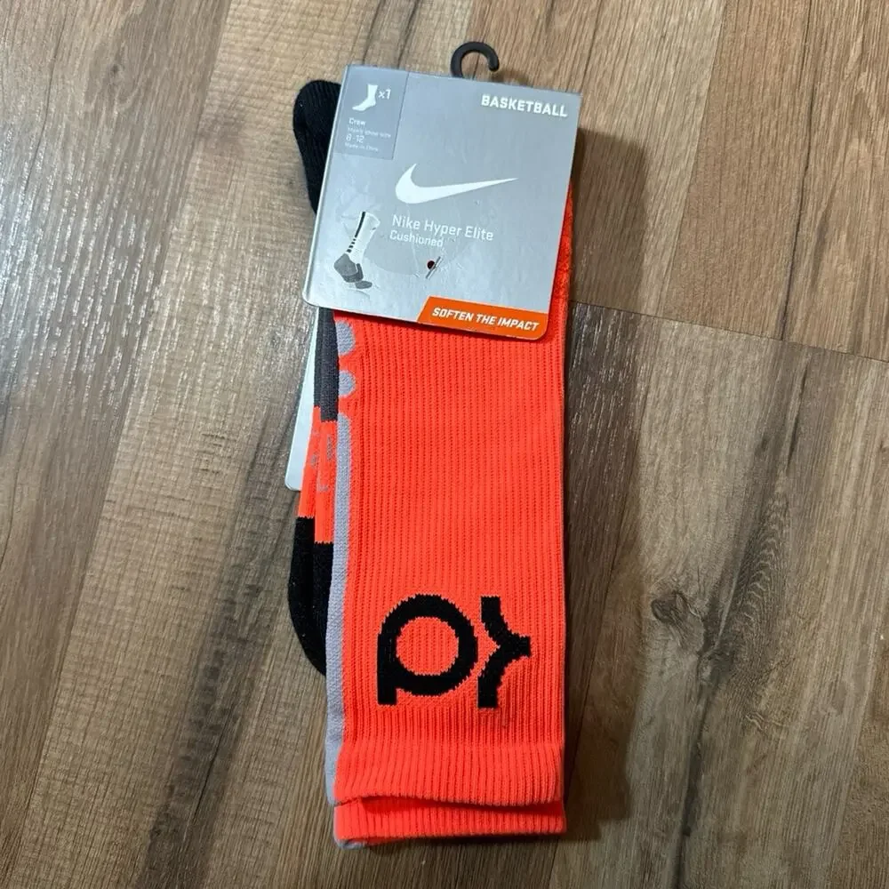 2013 Nike KD Hyper Elite Cushioned Basketball Dri-Fit Vintage Crew Socks